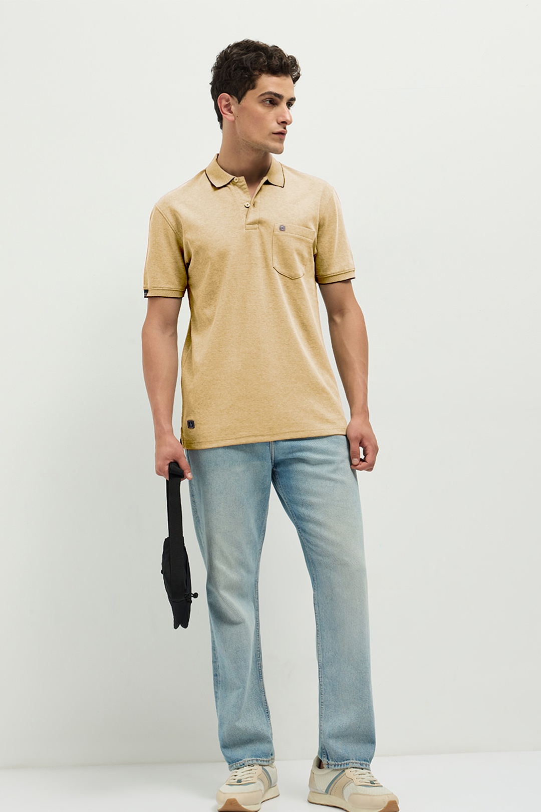 Ferro Dual-Tone Polo Dust Storm