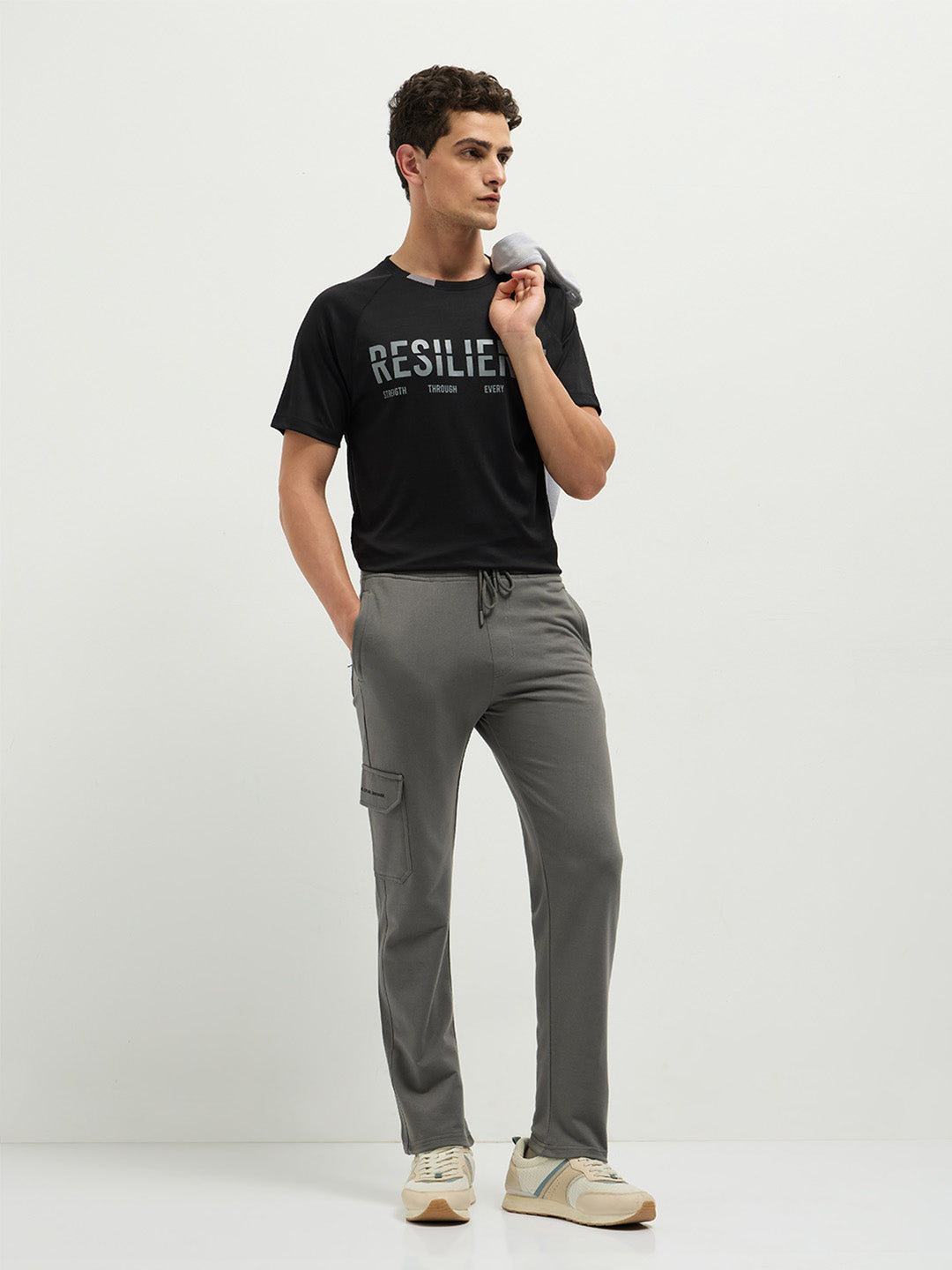 Arlo Track Pant Cement Grey