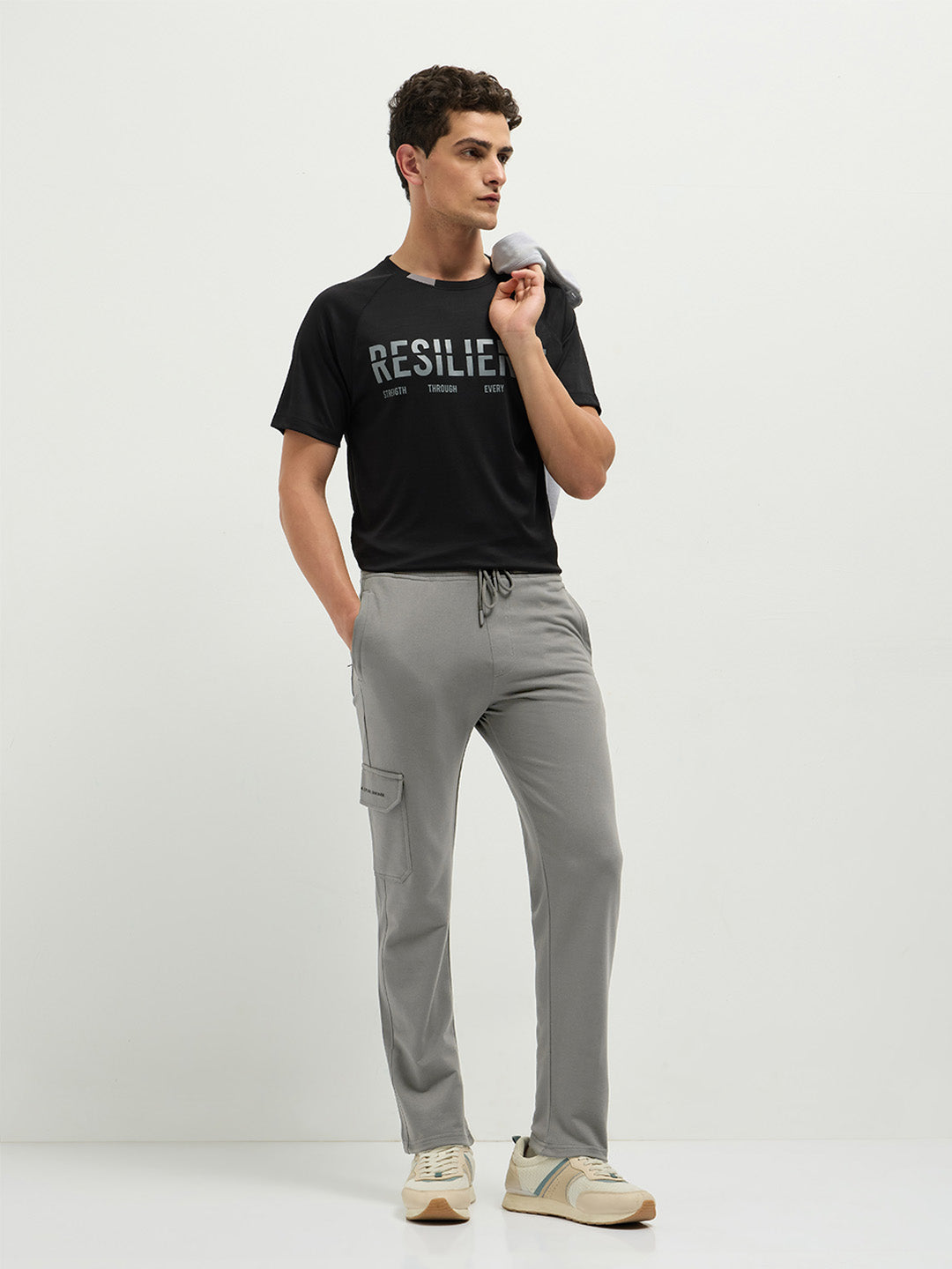 Arlo Track Pant Light Grey
