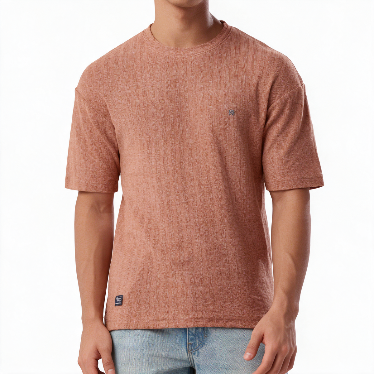 Terro Round Neck Burnt Brick