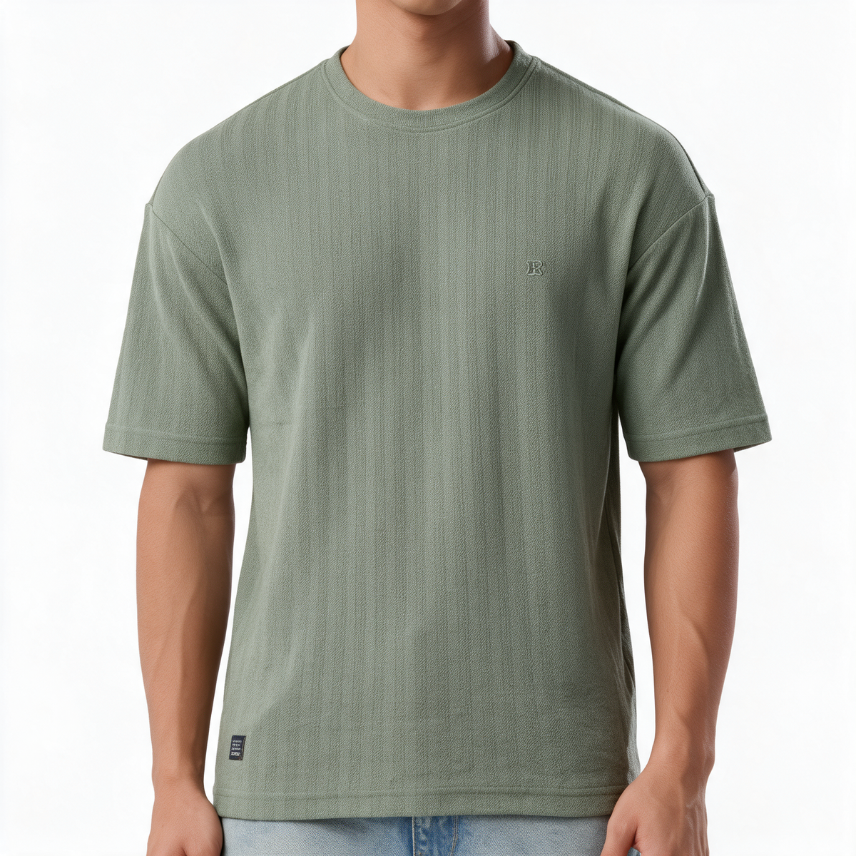 Terro Round Neck Grey