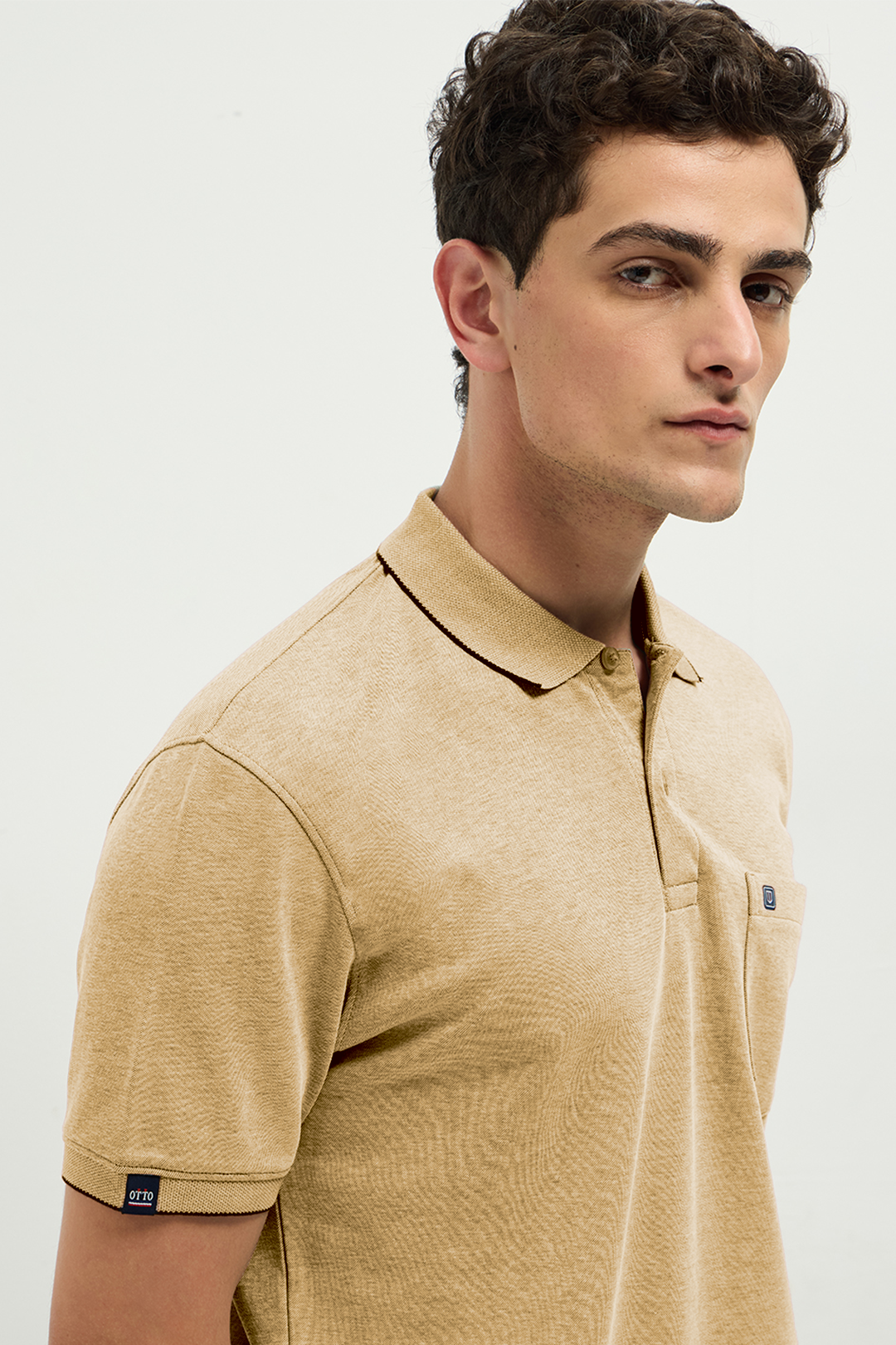 Ferro Dual-Tone Polo Dust Storm