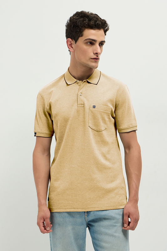 Ferro Dual-Tone Polo Dust Storm