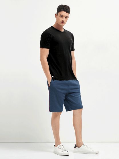 Motto Round Neck Black