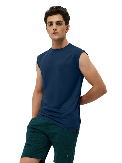 Flexo Sleeveless Estate Blue