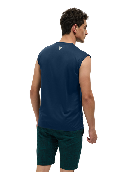 Flexo Sleeveless Estate Blue