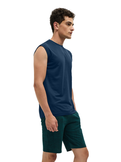 Flexo Sleeveless Estate Blue