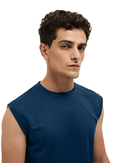 Flexo Sleeveless Estate Blue