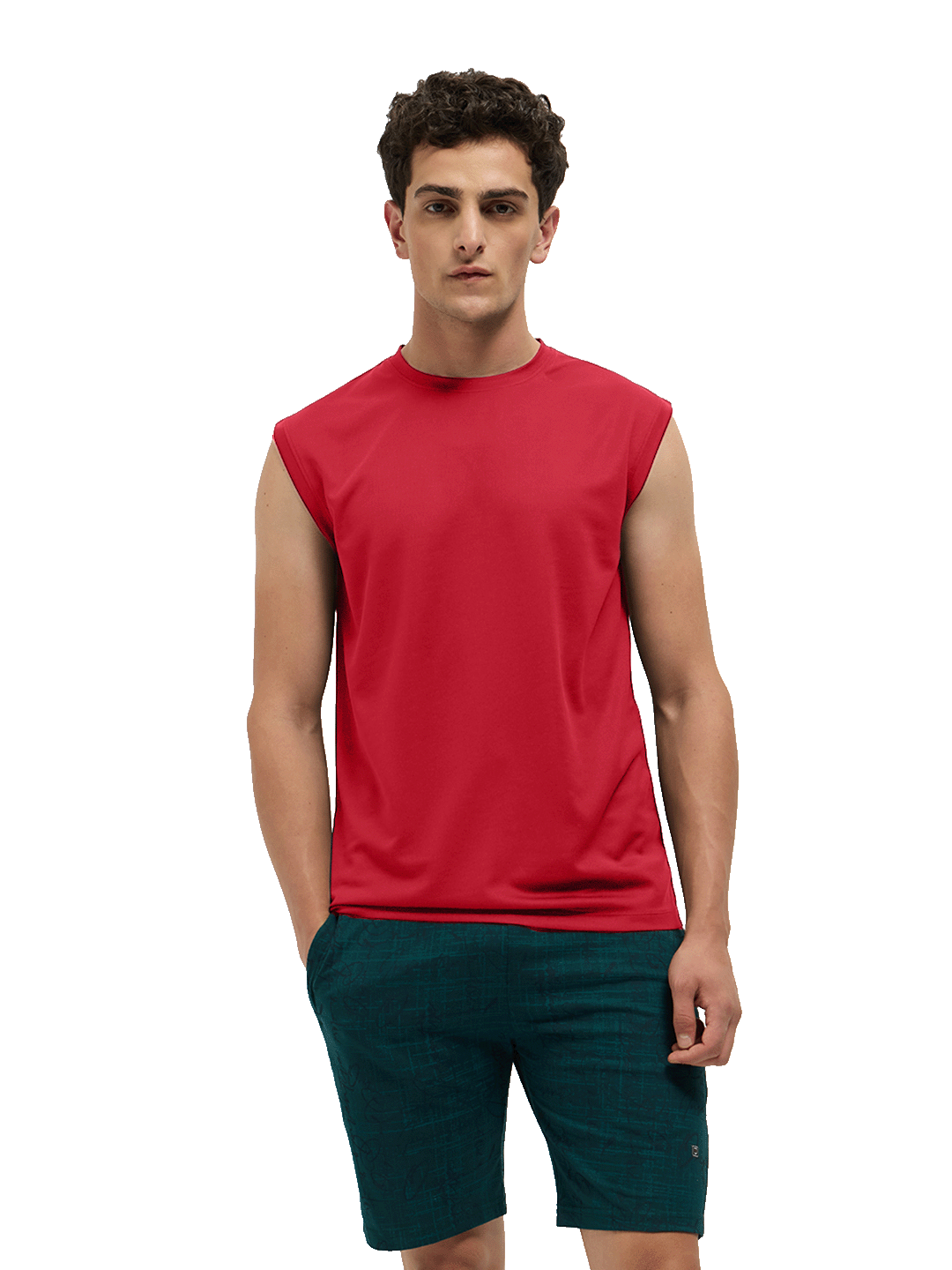 Flexo Sleeveless High Risk Red