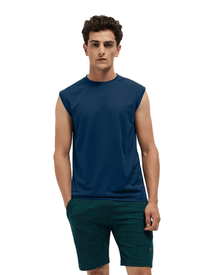Flexo Sleeveless Estate Blue
