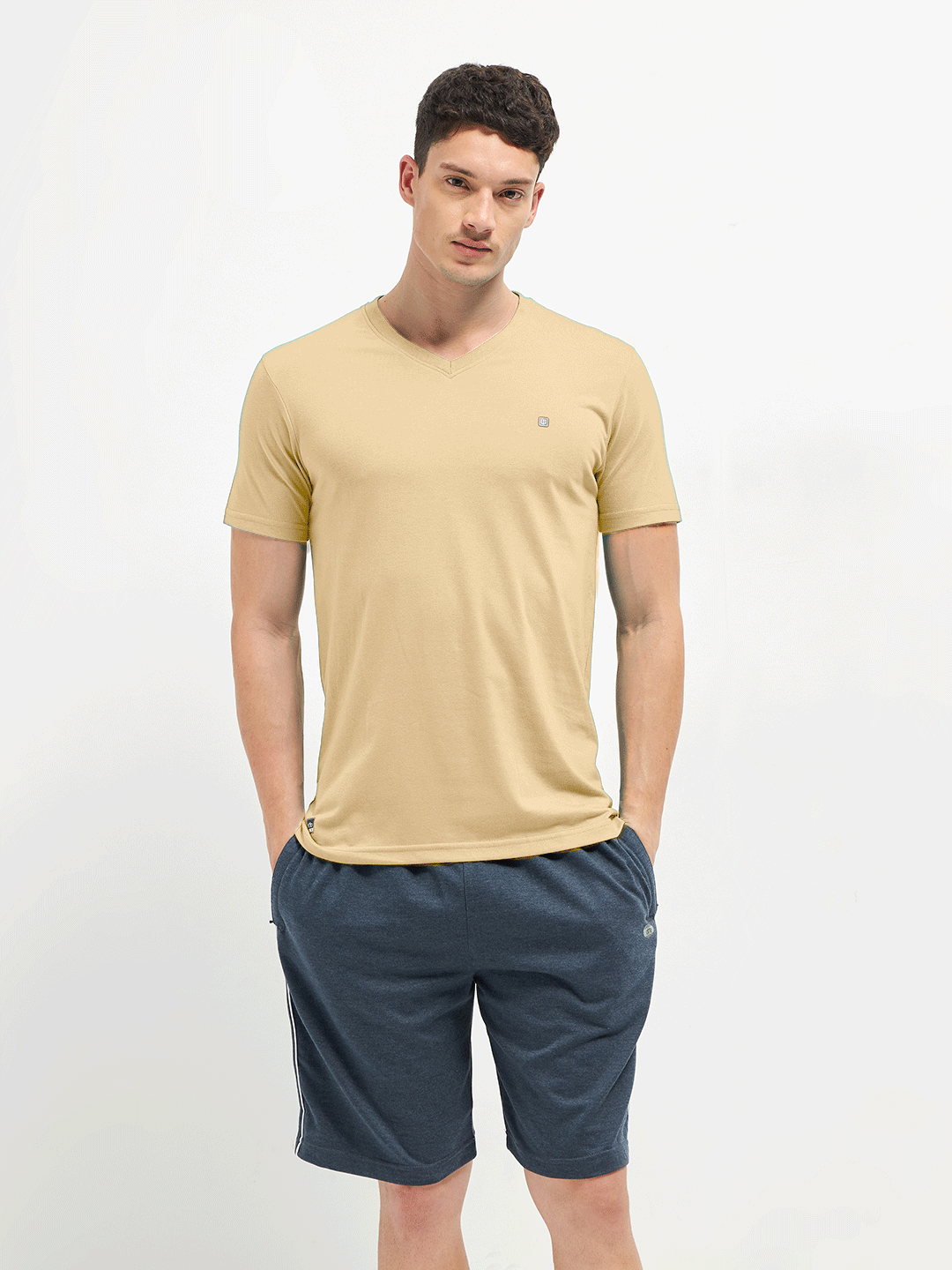 Lotto V-Neck Beige