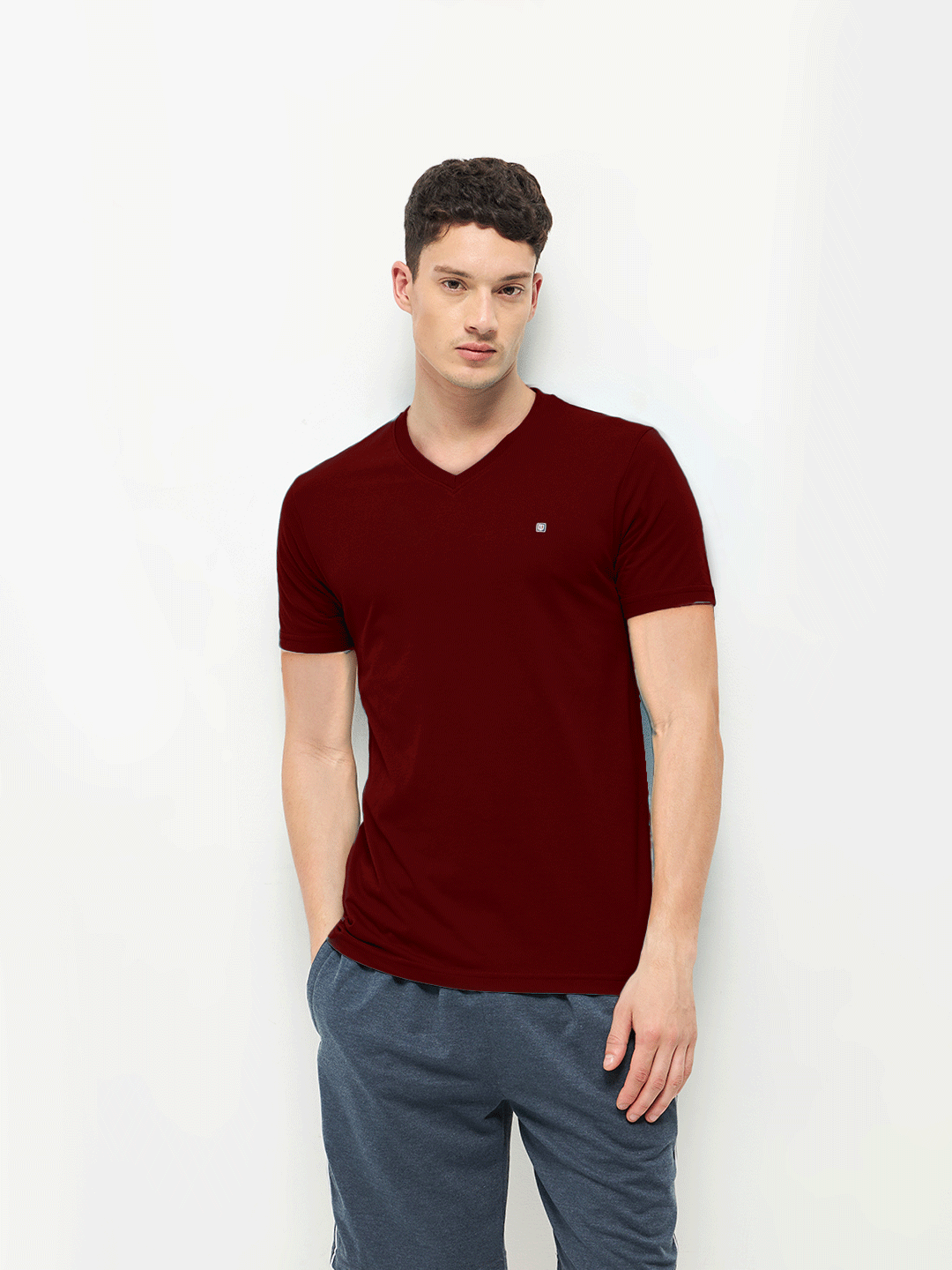 Lotto V-Neck Burgundy
