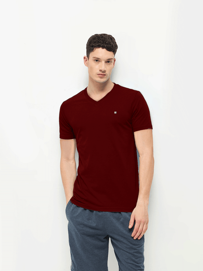 Lotto V-Neck Burgundy