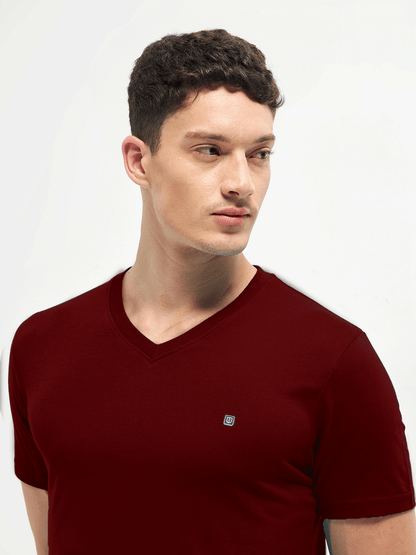 Lotto V-Neck Burgundy