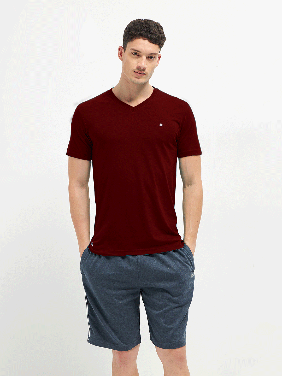 Lotto V-Neck Burgundy