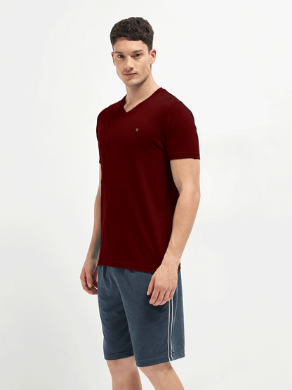 Lotto V-Neck Burgundy