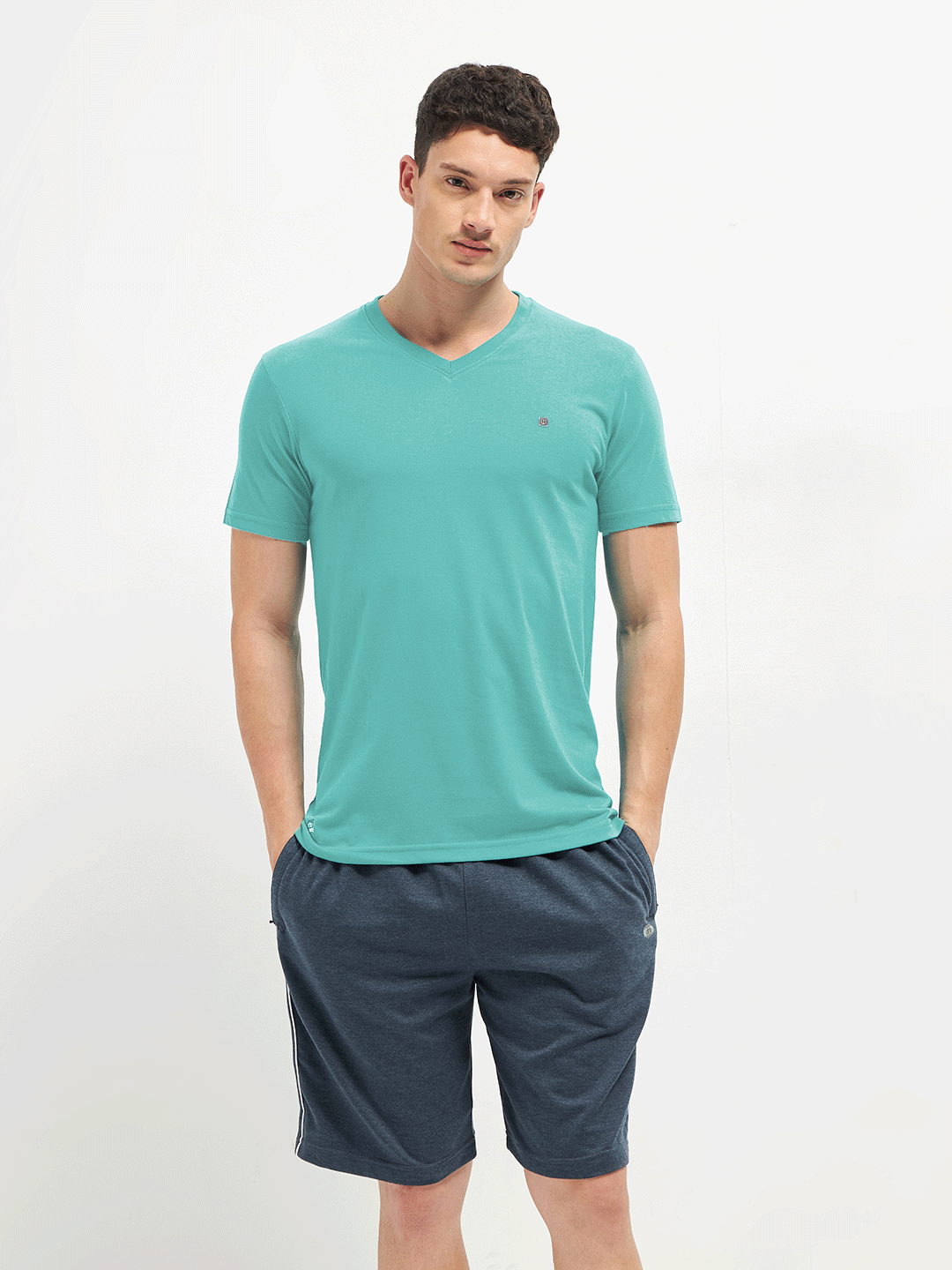 Lotto V-Neck Light Ferozi