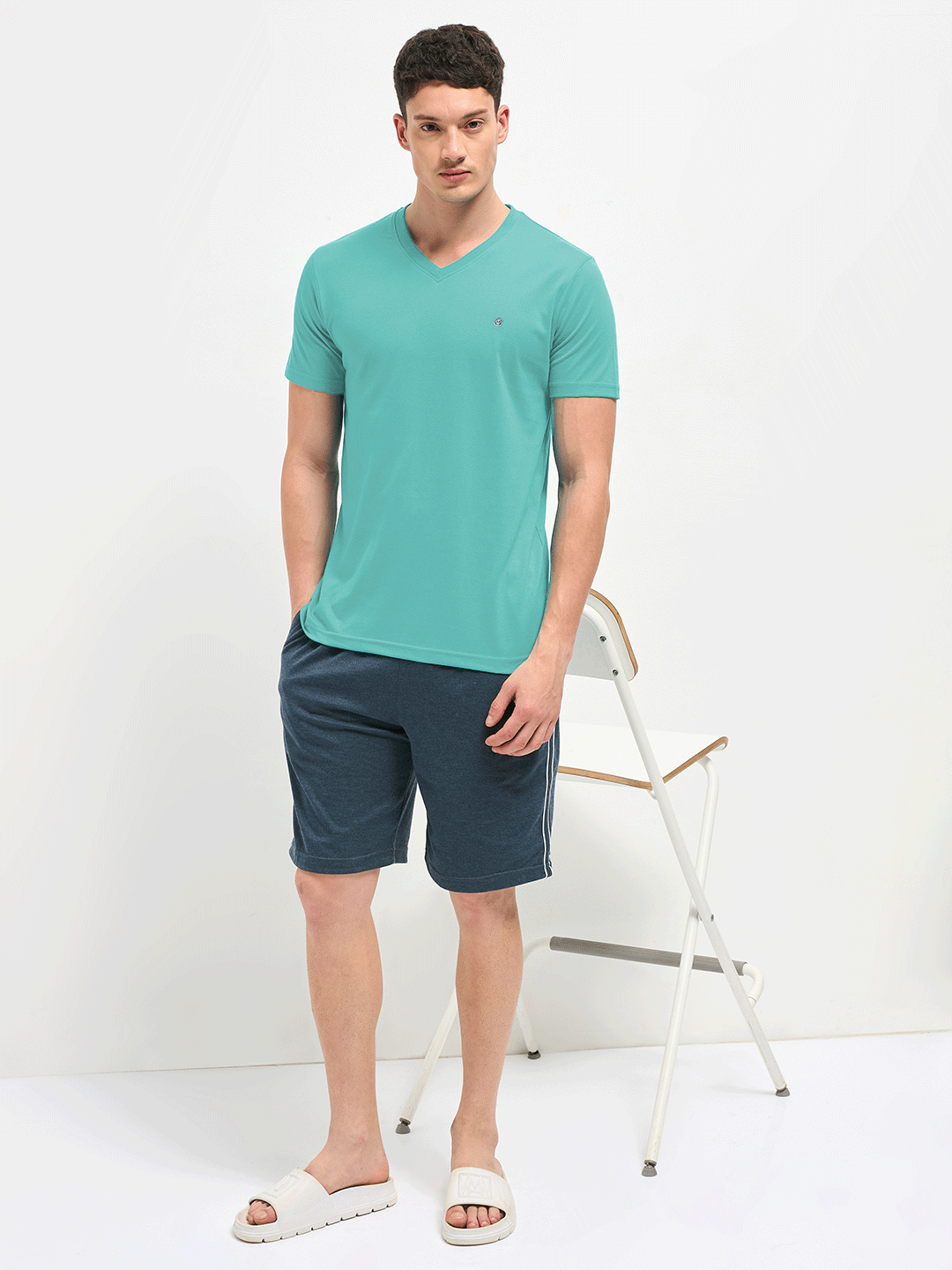 Lotto V-Neck Light Ferozi