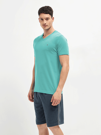 Lotto V-Neck Light Ferozi