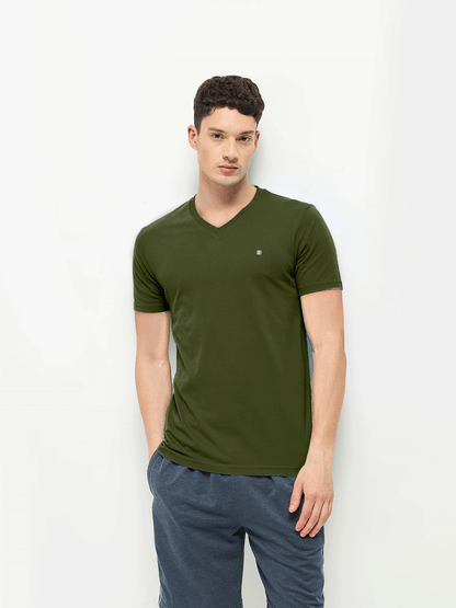 Lotto V-Neck Olive