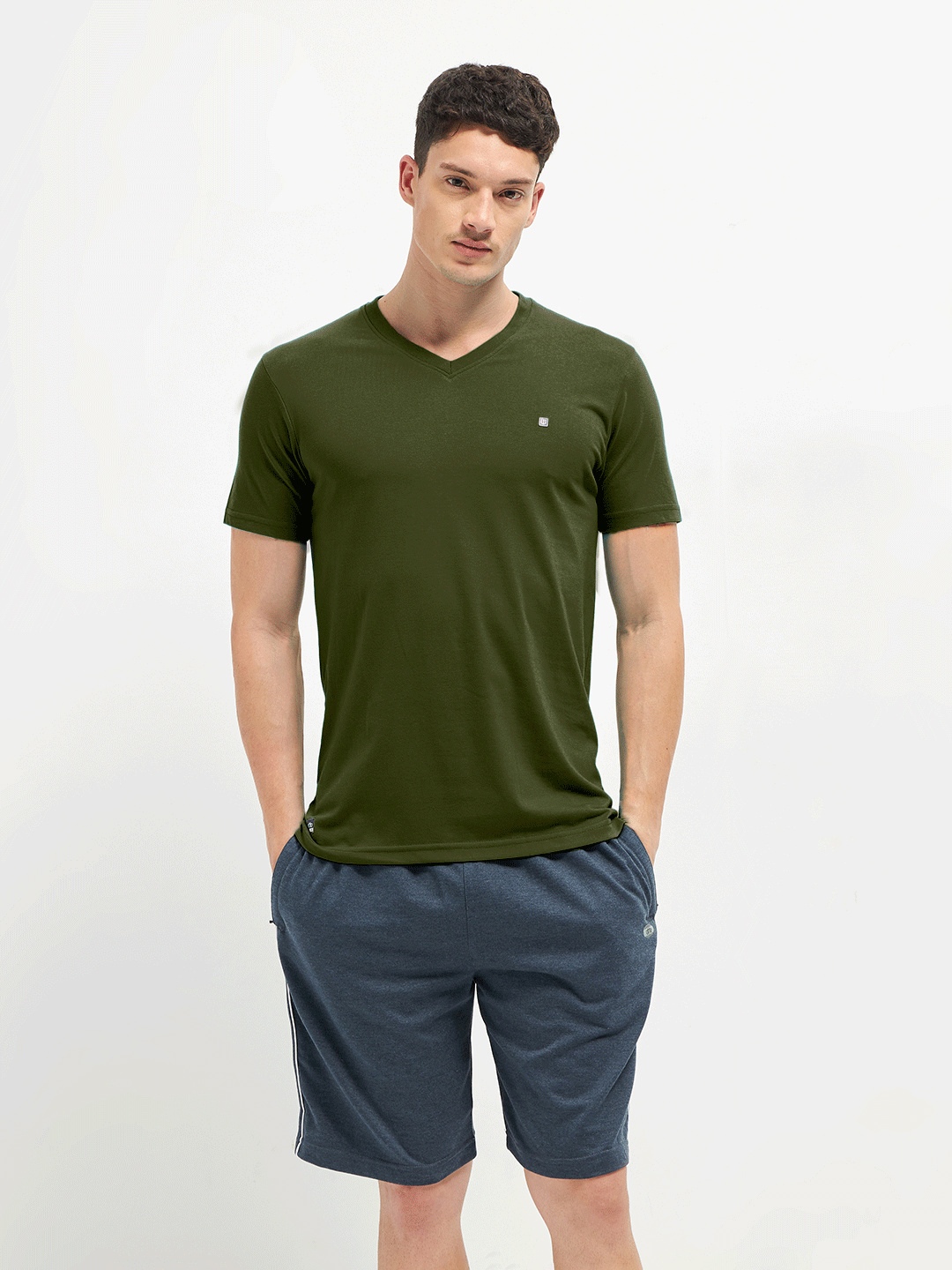 Lotto V-Neck Olive