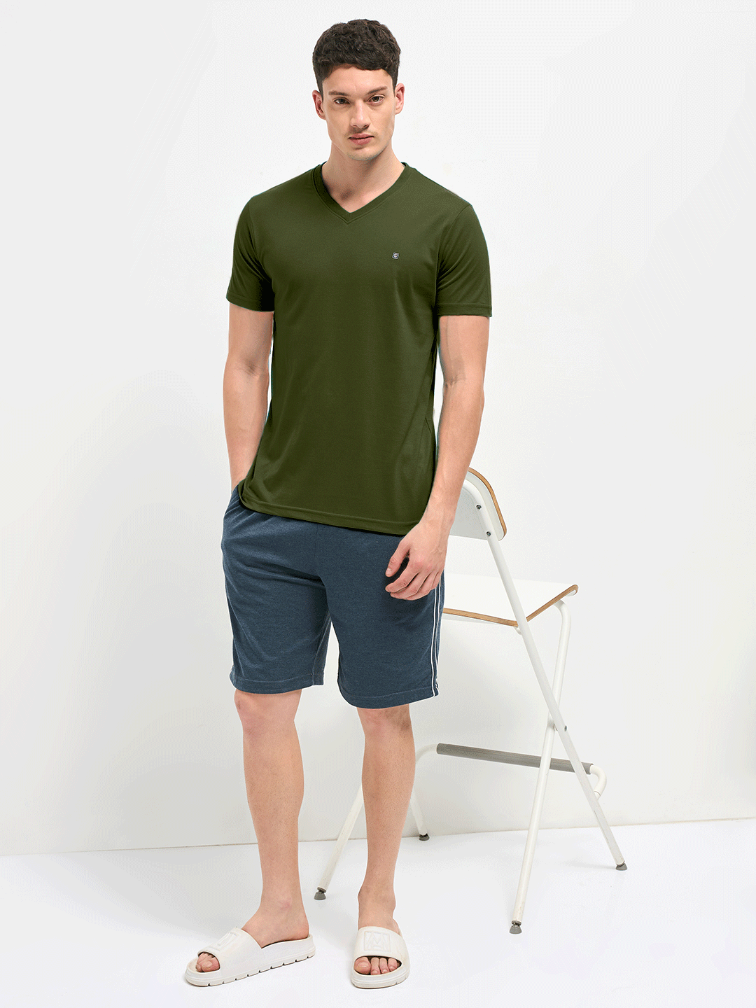 Lotto V-Neck Olive