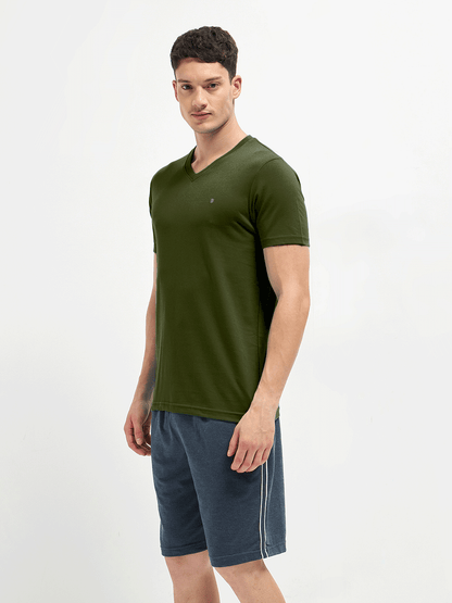 Lotto V-Neck Olive