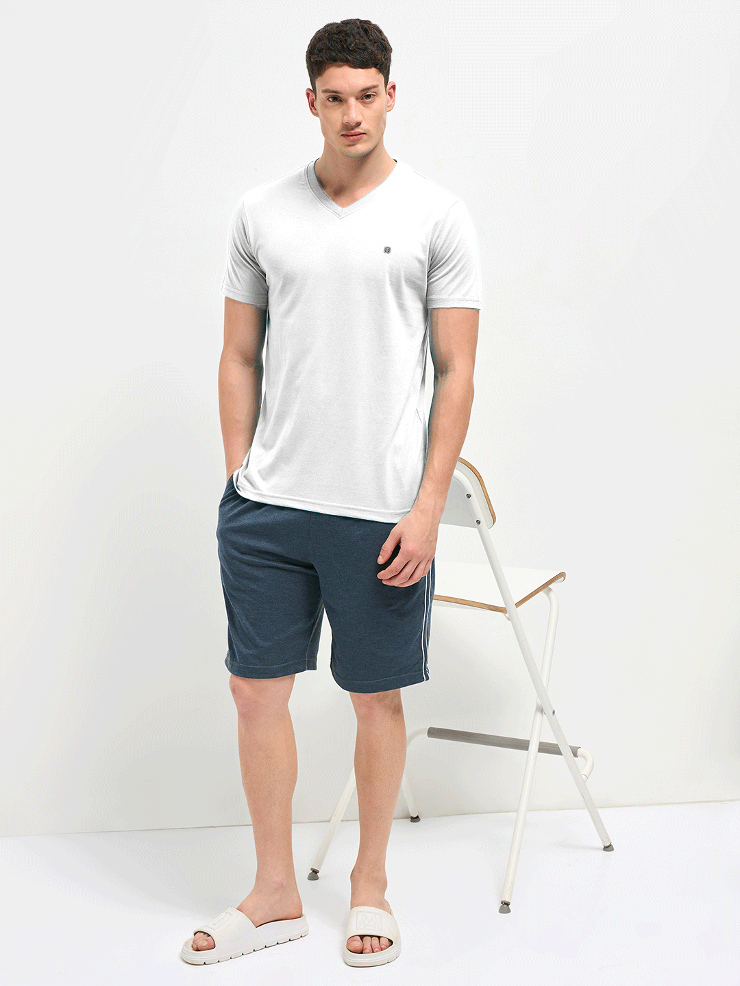 Lotto V-Neck White
