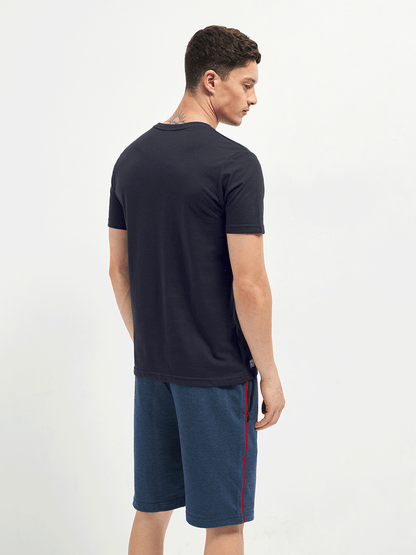 Motto Round Neck Dark Grey