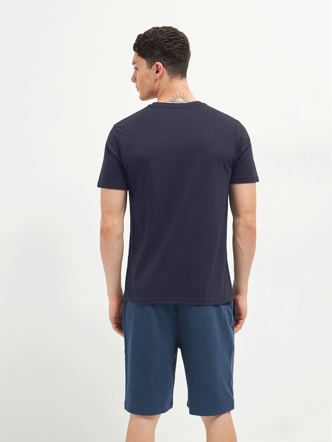 Motto Round Neck Dark Grey