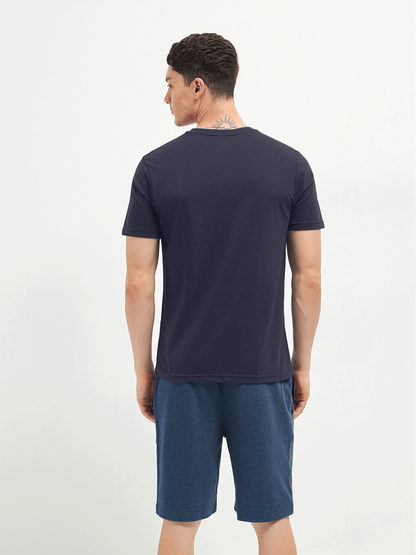 Motto Round Neck Dark Grey