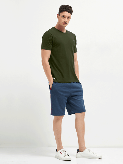 Motto Round Neck Olive