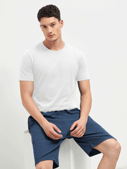 Motto Round Neck White