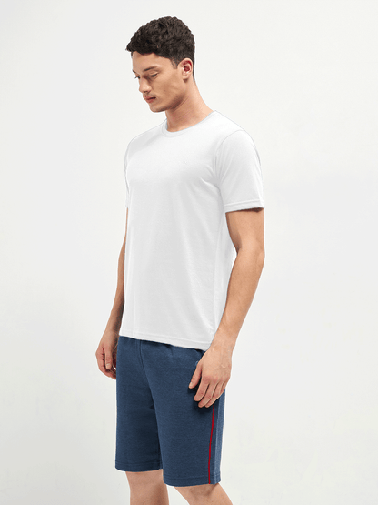 Motto Round Neck White