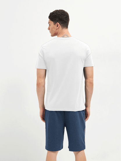 Motto Round Neck White